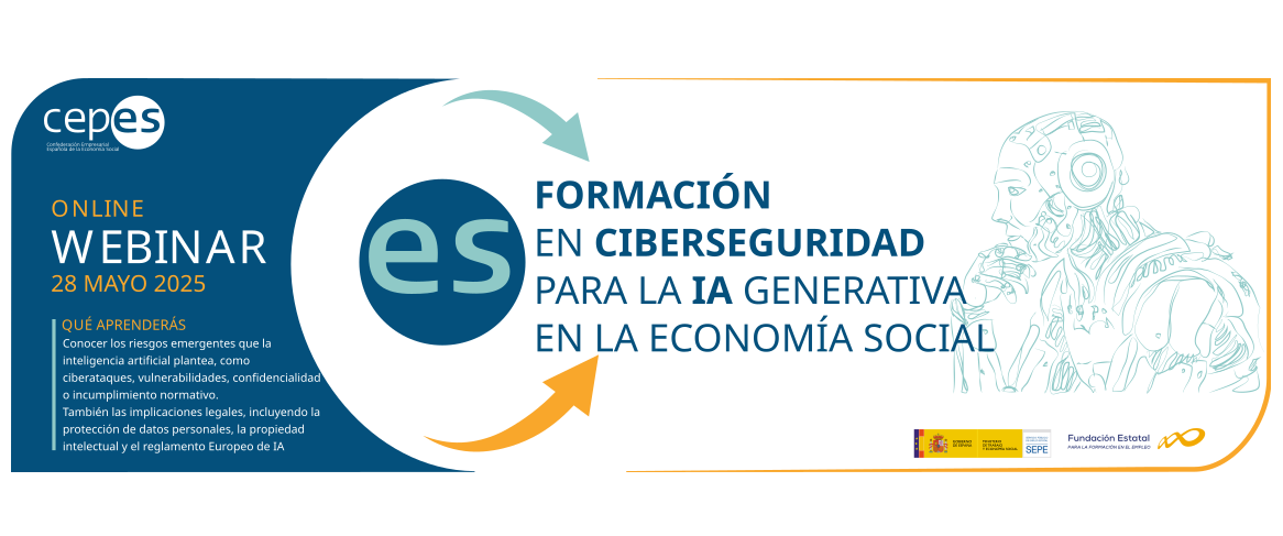 Webinar Formación en Ciberseguridad para la IA generativa en la Economía social